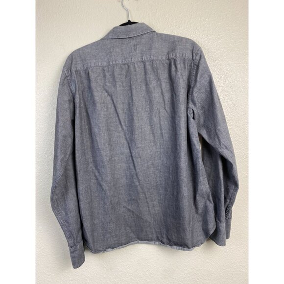 UNTUCKit Mens Shirt size Large Button Up Classic Orange Gray Neutral Business - Picture 2 of 9